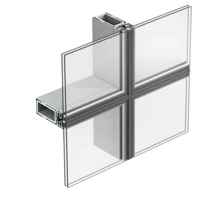 Semi-Hidden Frame Curtain Wall System Featured Image