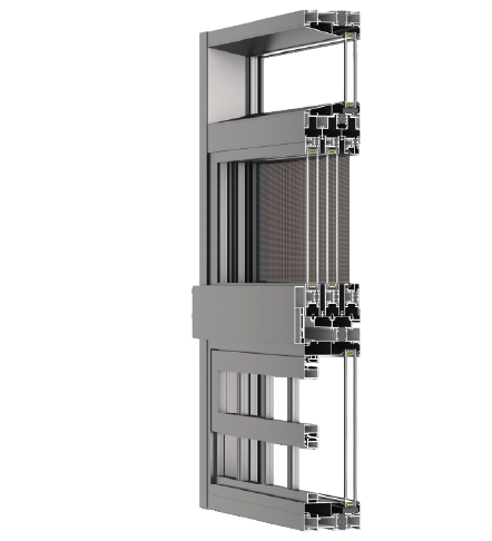 Slim Thermal Break Sliding Window System