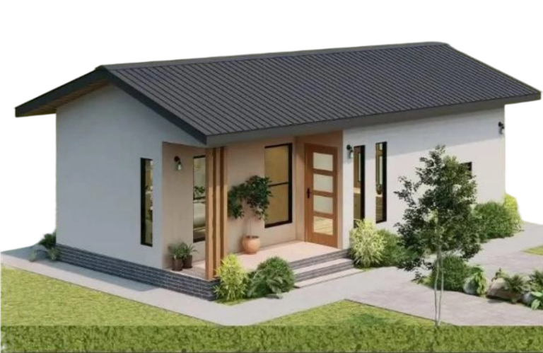 Modern Minimalist Single Story Light Steel House Featured Image
