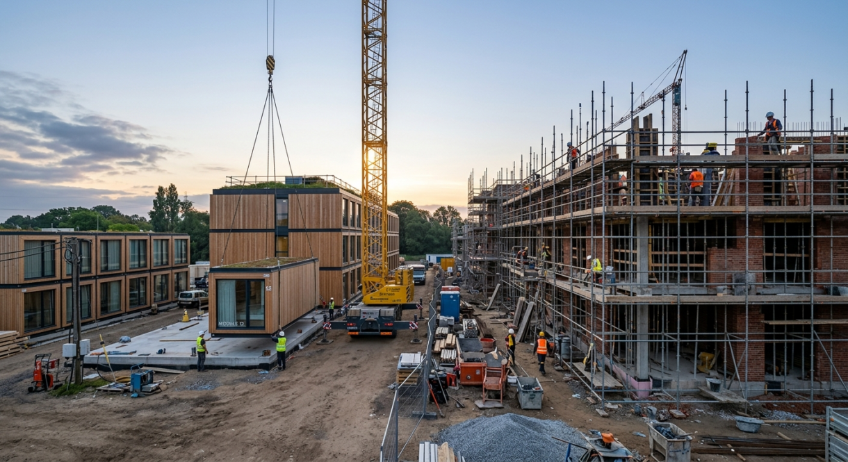 Modular vs. Traditional Eco Construction: Which One Actually Saves More Carbon? Featured Image