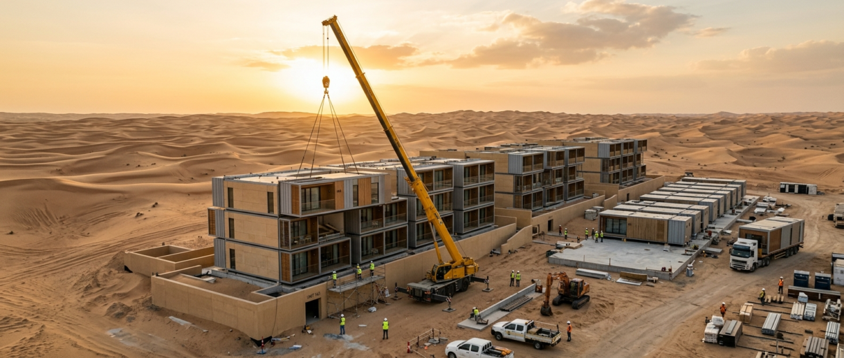 Modular Hotels in the Desert: How Resort Owners Are Building Faster in Remote Locations Featured Image
