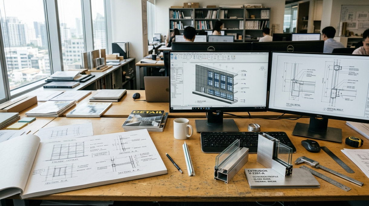How Apex Eco Built’s Design Team Turns a Napkin Sketch Into a Manufacturable Curtain Wall Spec Featured Image