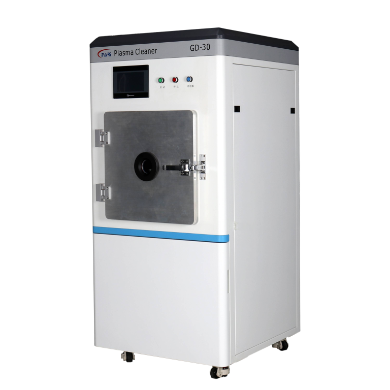 GD-30 Plasma Cleaner with digital controls and circular door