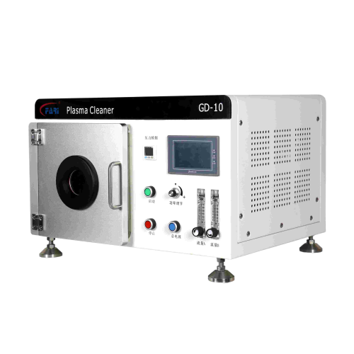 Plasma cleaner GD-10 with digital controls and circular front opening