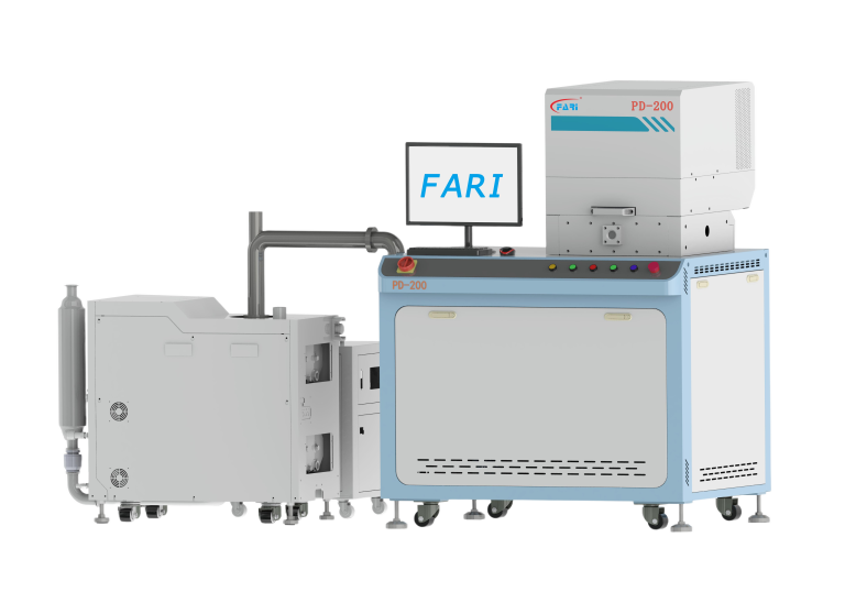 PD-200 ICP plasma residue removal system with control panel and monitor