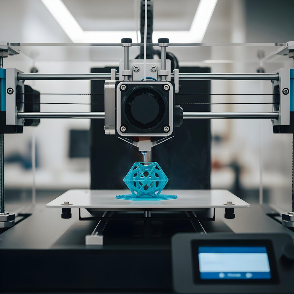 3D printer in action