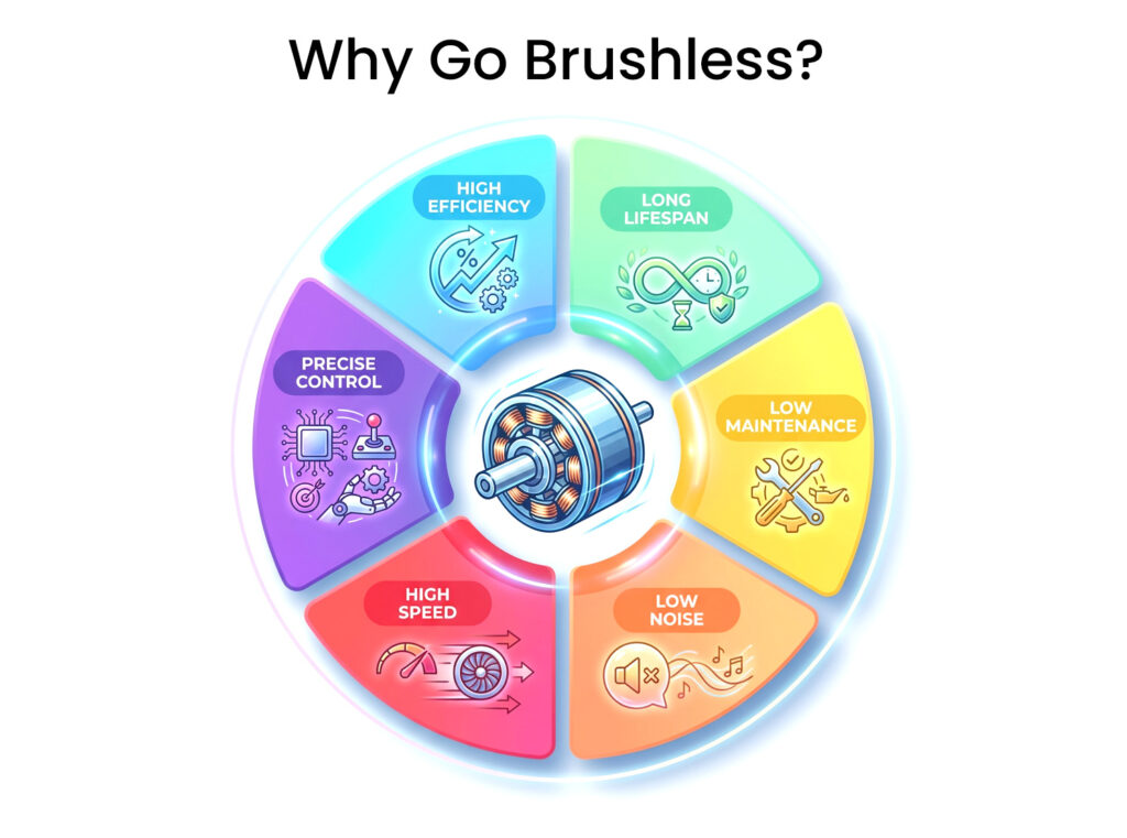 Brushless Motor Advantages