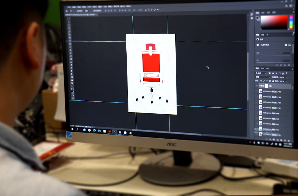 VASEAT design team preparing brand materials for partners