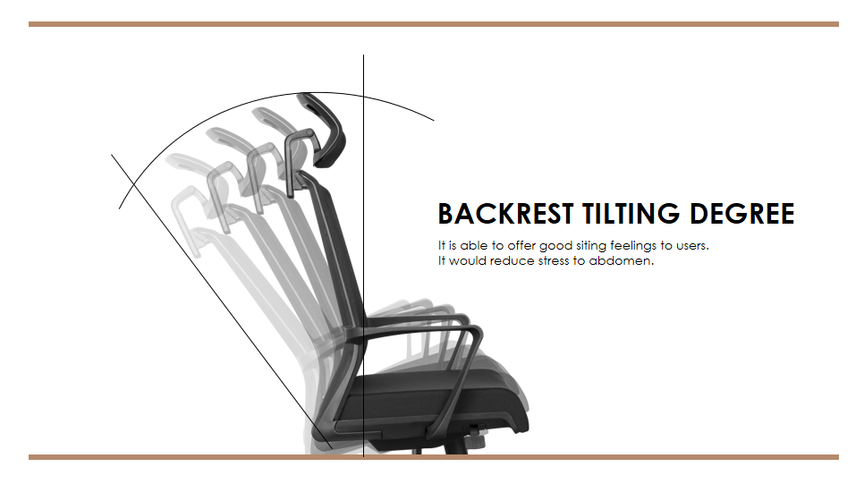 Office chair with multi-position recline and tension control.