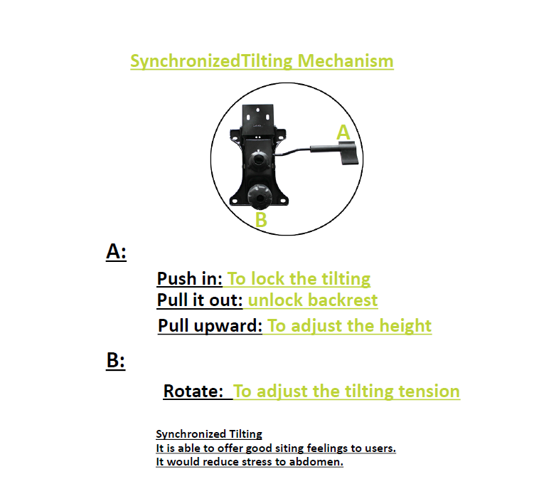 Class-4 gas lift enables smooth height changes for ergonomic seating.