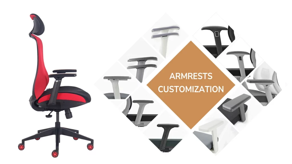 Choose fixed to 4D armrests with width adjustment for better comfort.