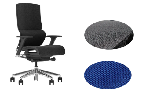 comparison of mesh, fabric, leather and other office chair materials