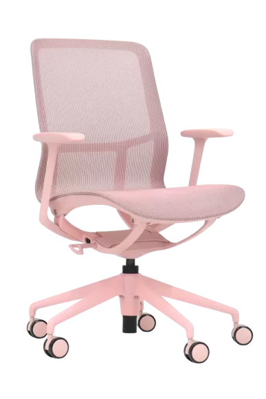 Ergonomic office chair in a custom Pantone colour