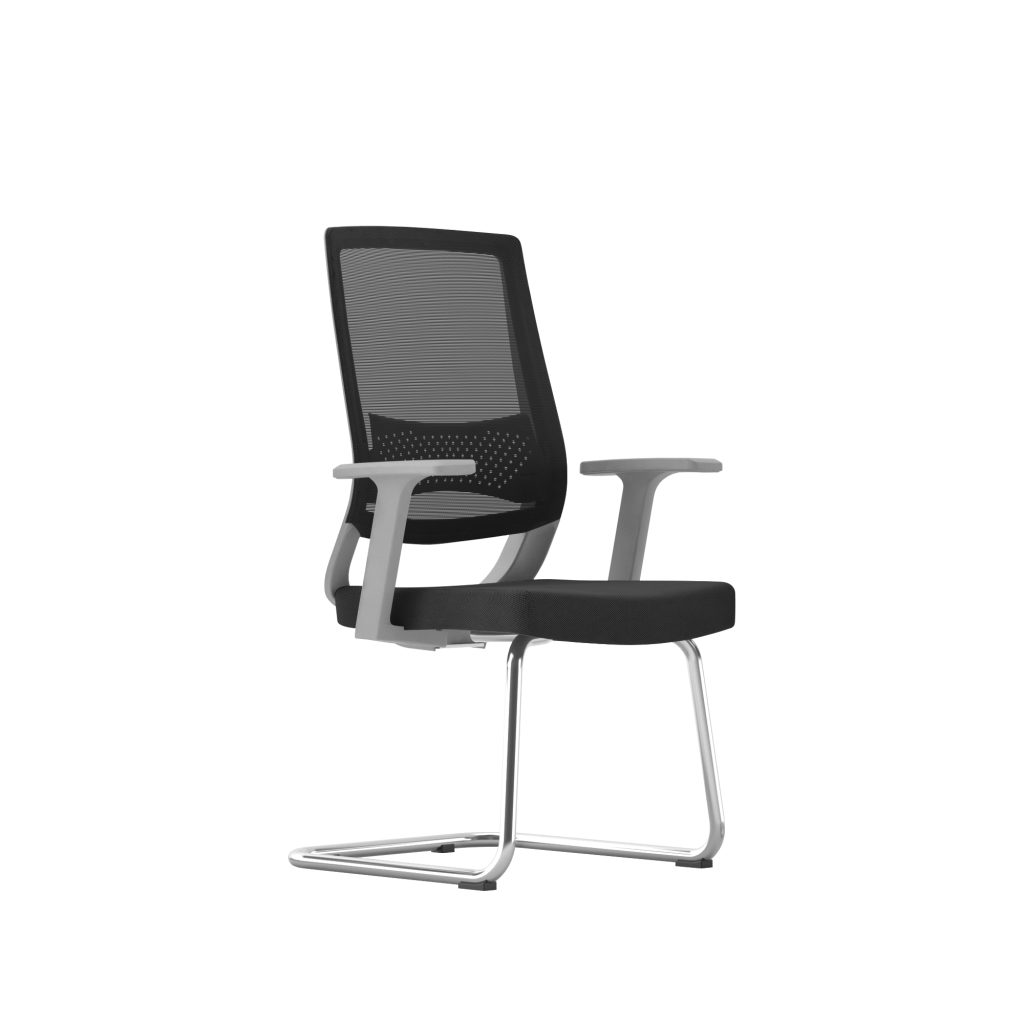 Office chair with streamlined mid-back profile.