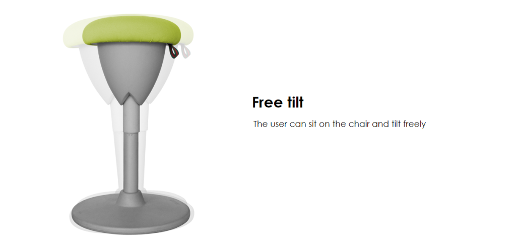 Free tilt function allowing smooth back-and-forth reclining